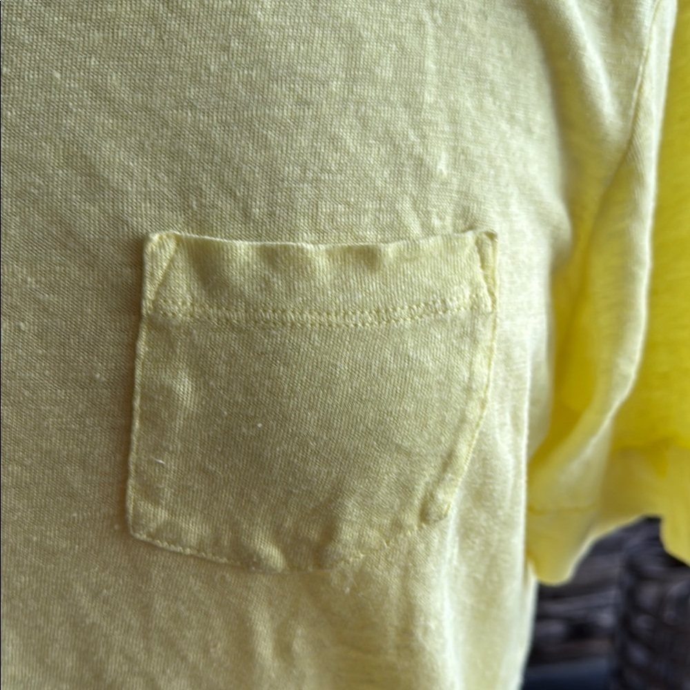 Banana Republic Yellow Boxy Relaxed T-Shirt - Picture 8 of 11